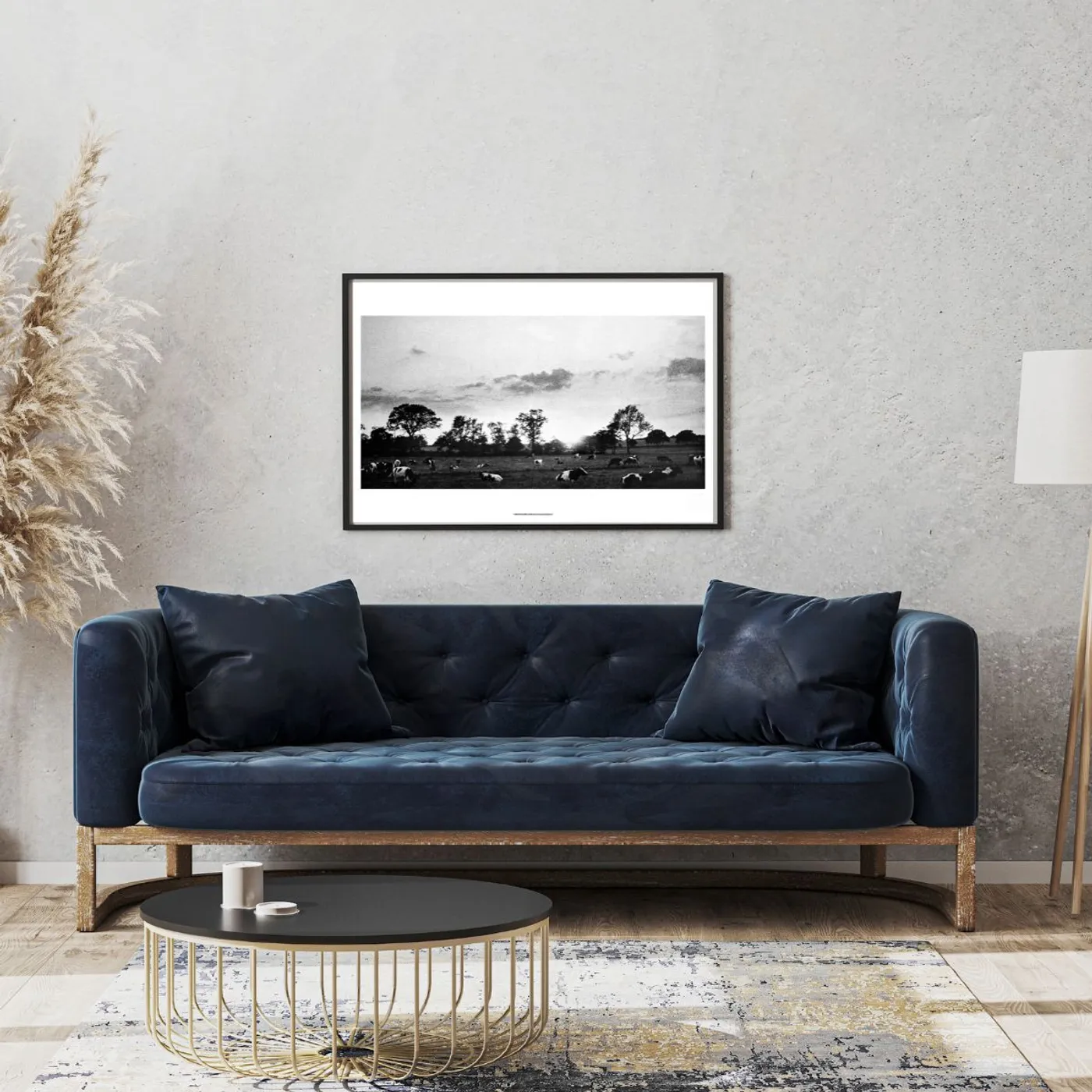 Pink Floyd Cow Field  Fine Art Print