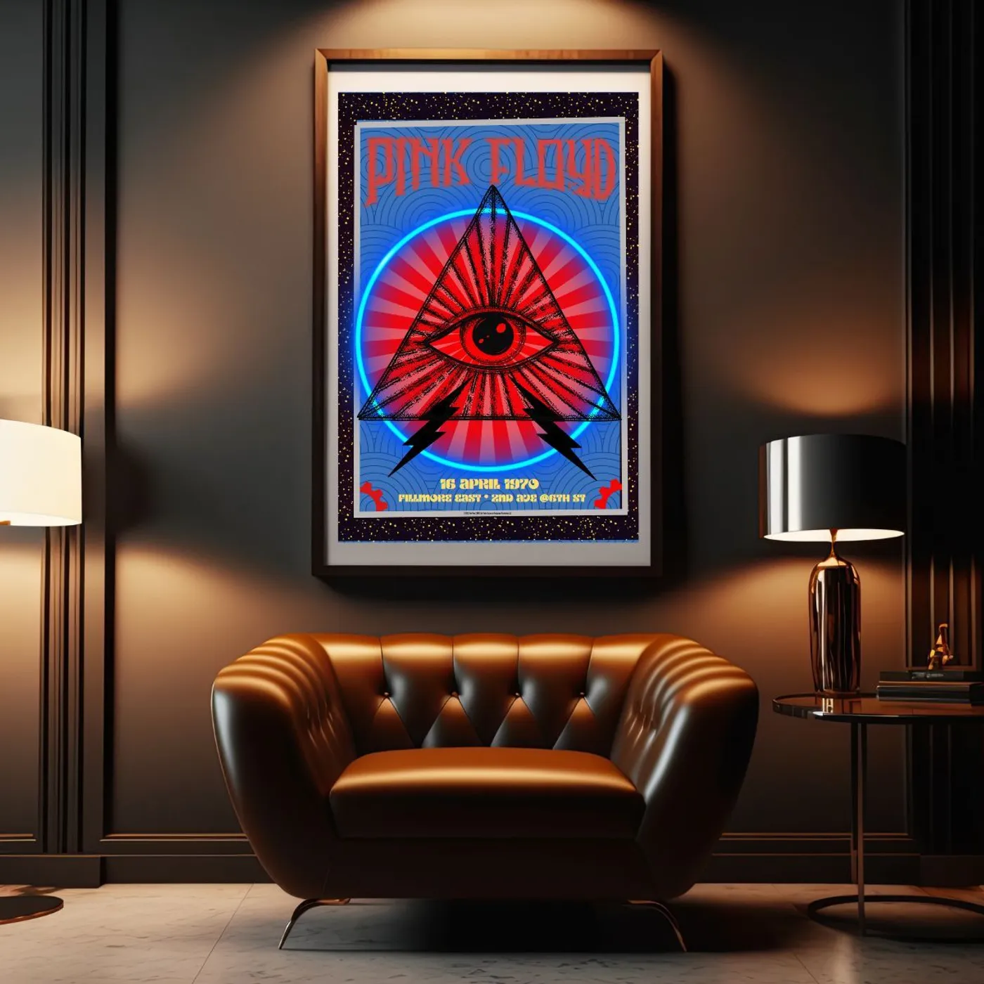 Pink Floyd Fillmore East Event Fine Art Print