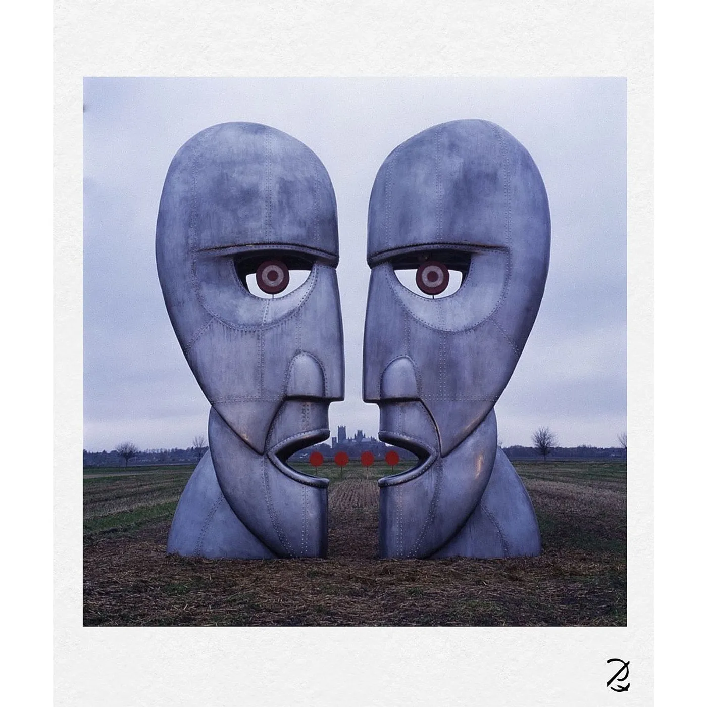 Pink Floyd Big Metal Heads Fine Art Print