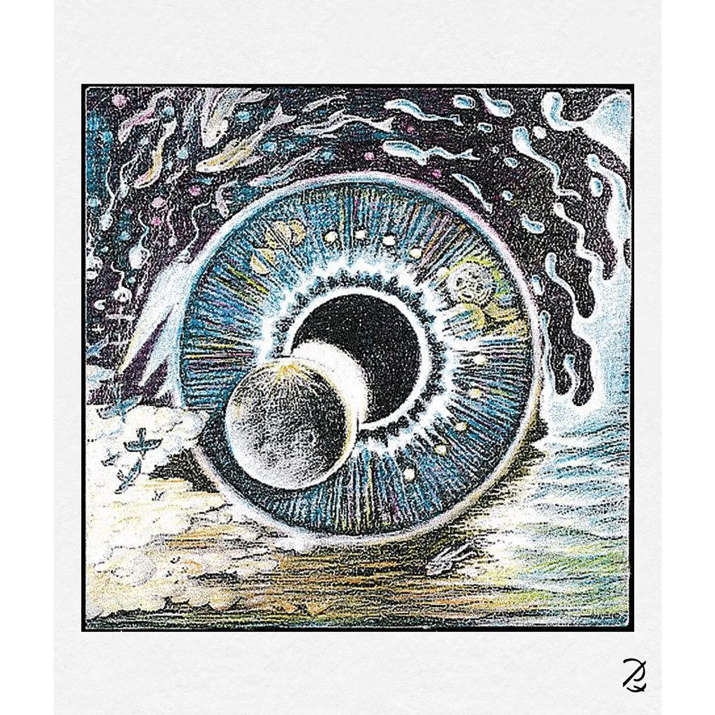Pink Floyd Pulse Sketch Fine Art Print