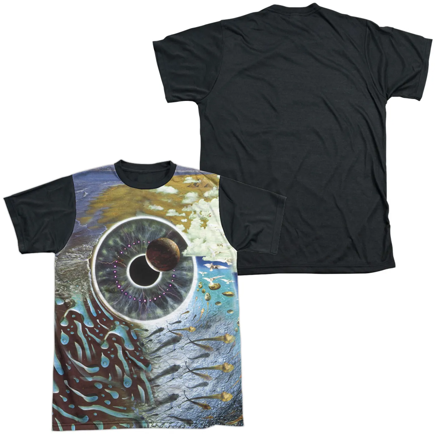 Pink Floyd Pulse Black Back Logo