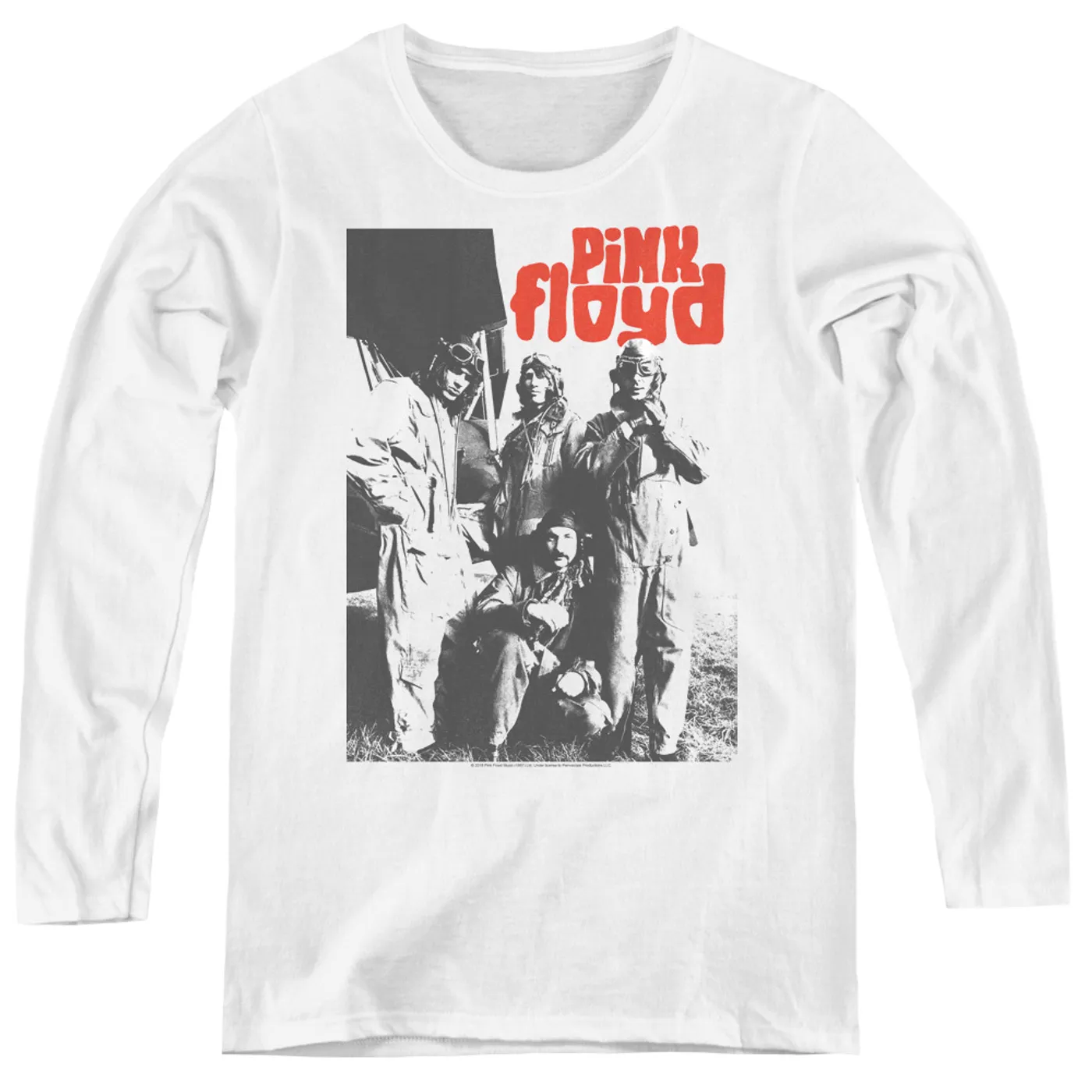 Pink Floyd Point Me At The Sky Womens White Logo