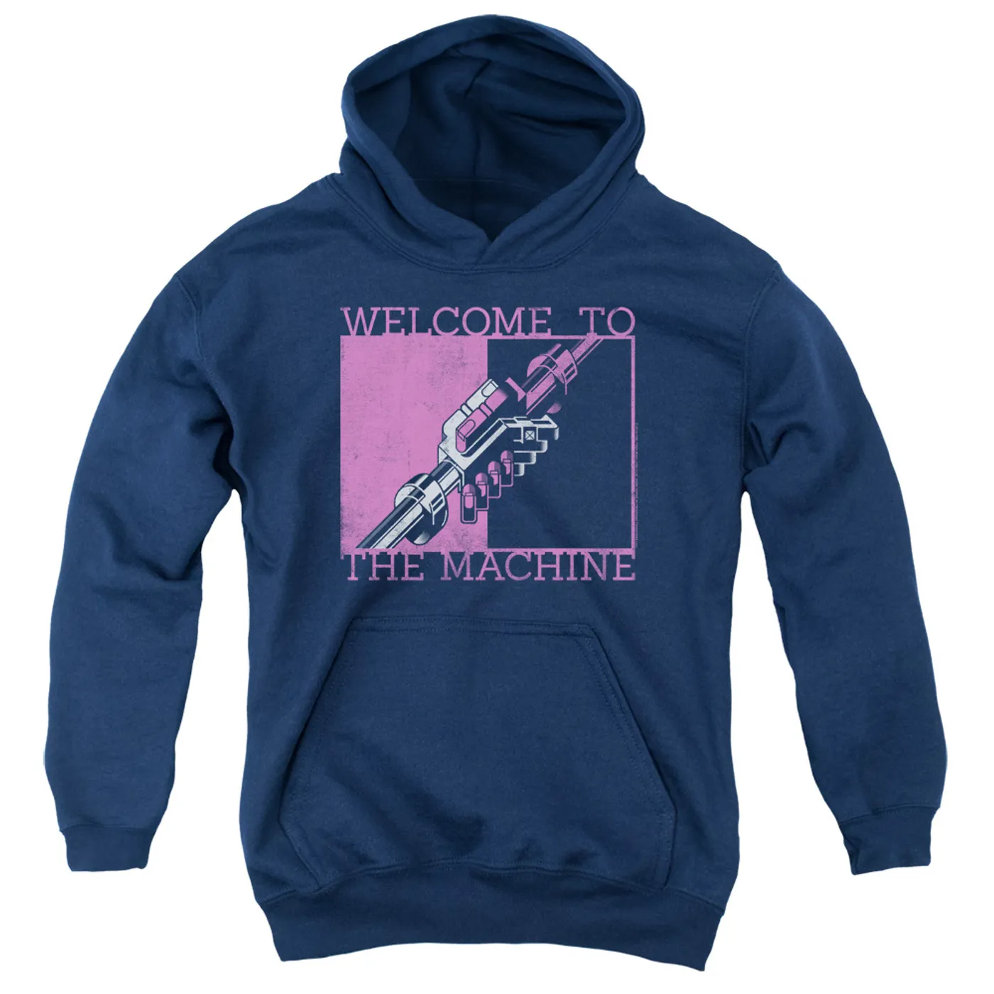 Pink Floyd Welcome to the Machine Youth Navy Logo