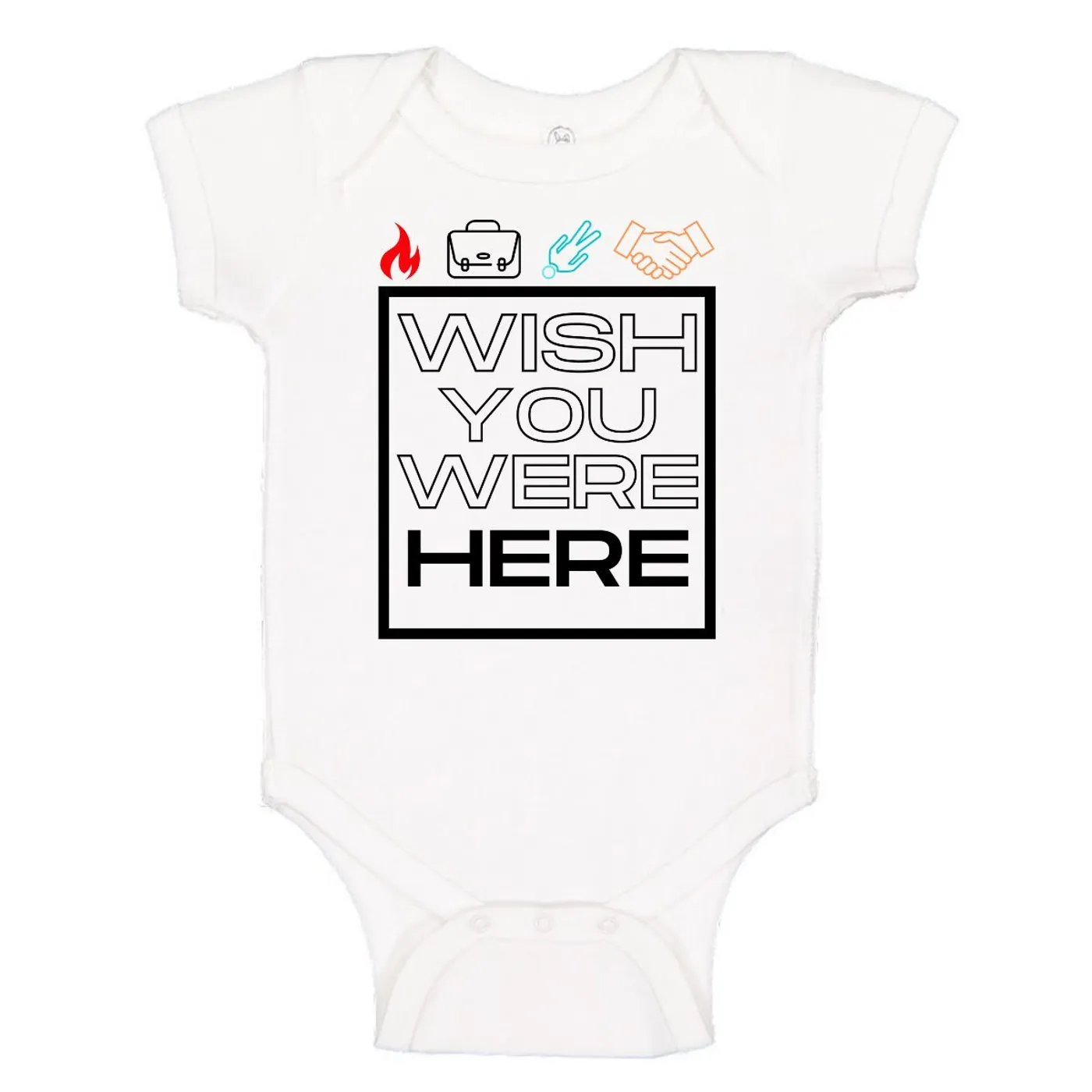 Pink Floyd WYWH Colors Onesie