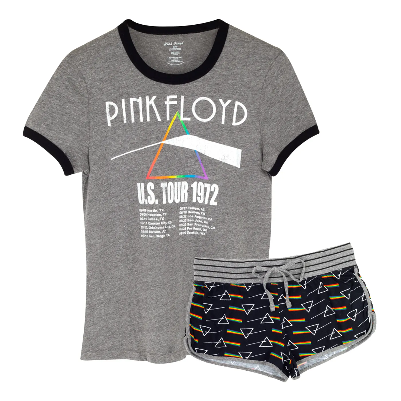 Pink Floyd Dark Side of the Moon Tour Pajama Set