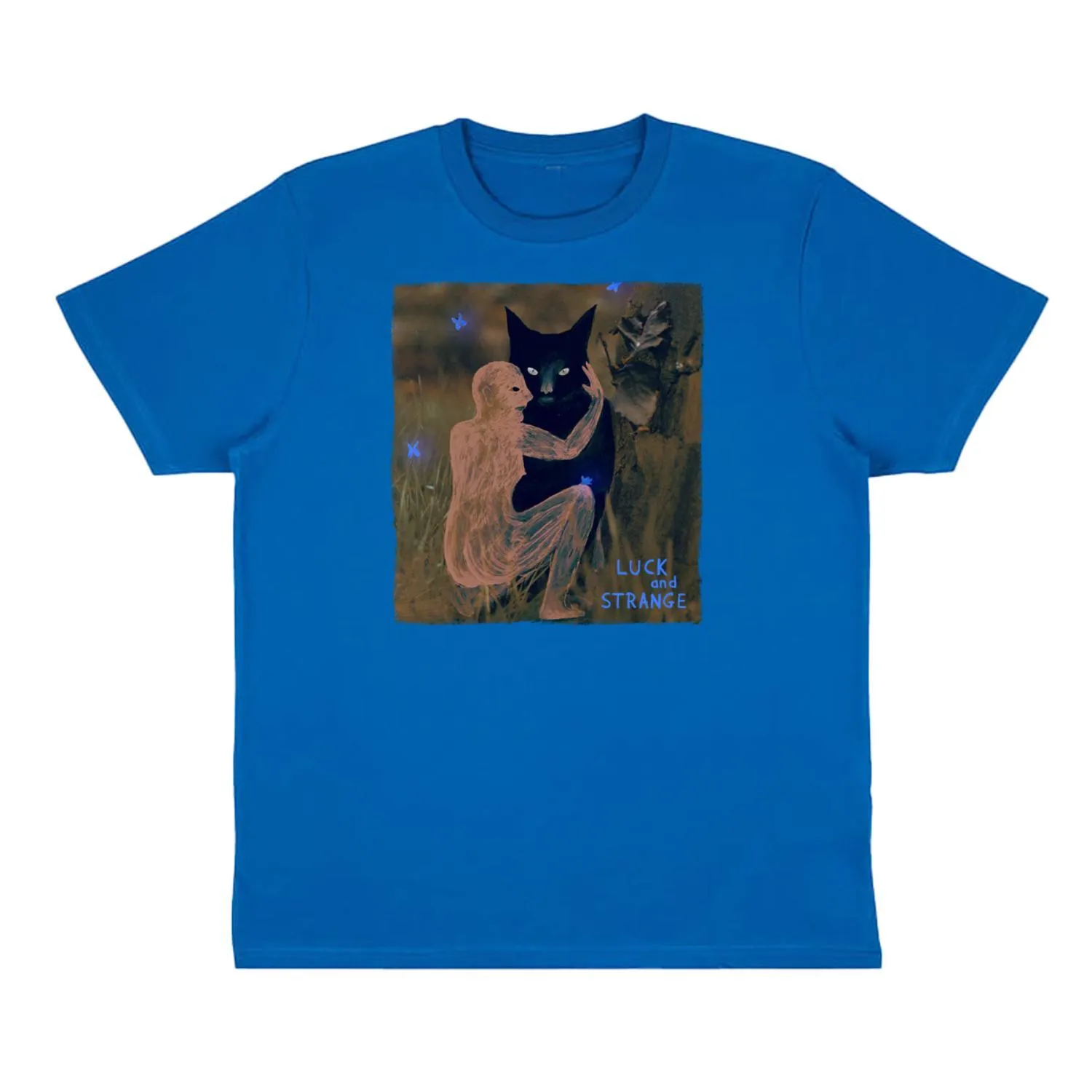 Luck and Strange Tour LA Exclusive Blue T-Shirt
