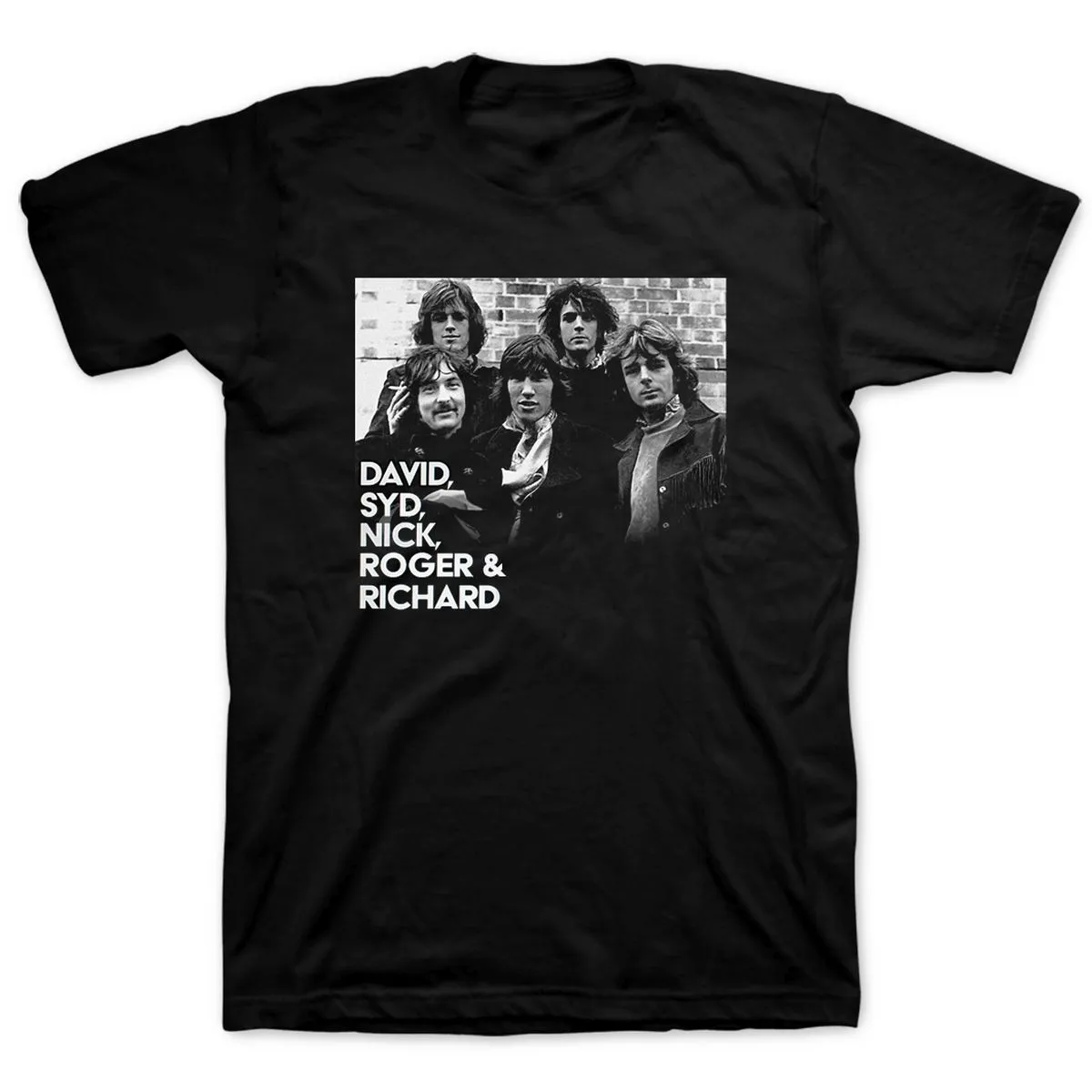 Five Piece Black T-shirt