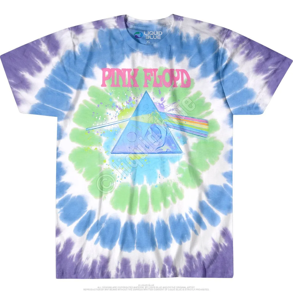 Dark Side Oil Paint Tie-Dye T-Shirt