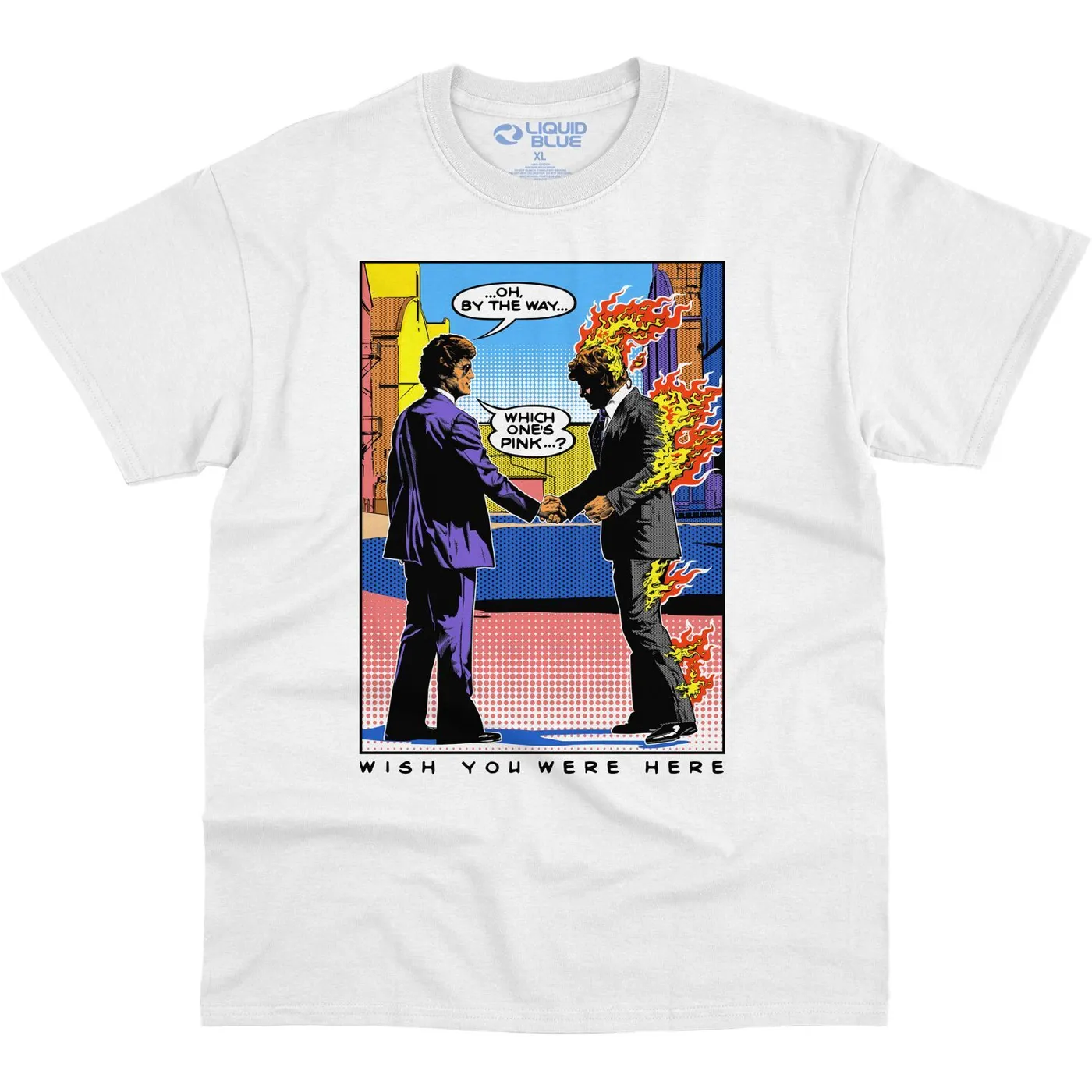 Pink Floyd WYWH Pop Art White T-shirt