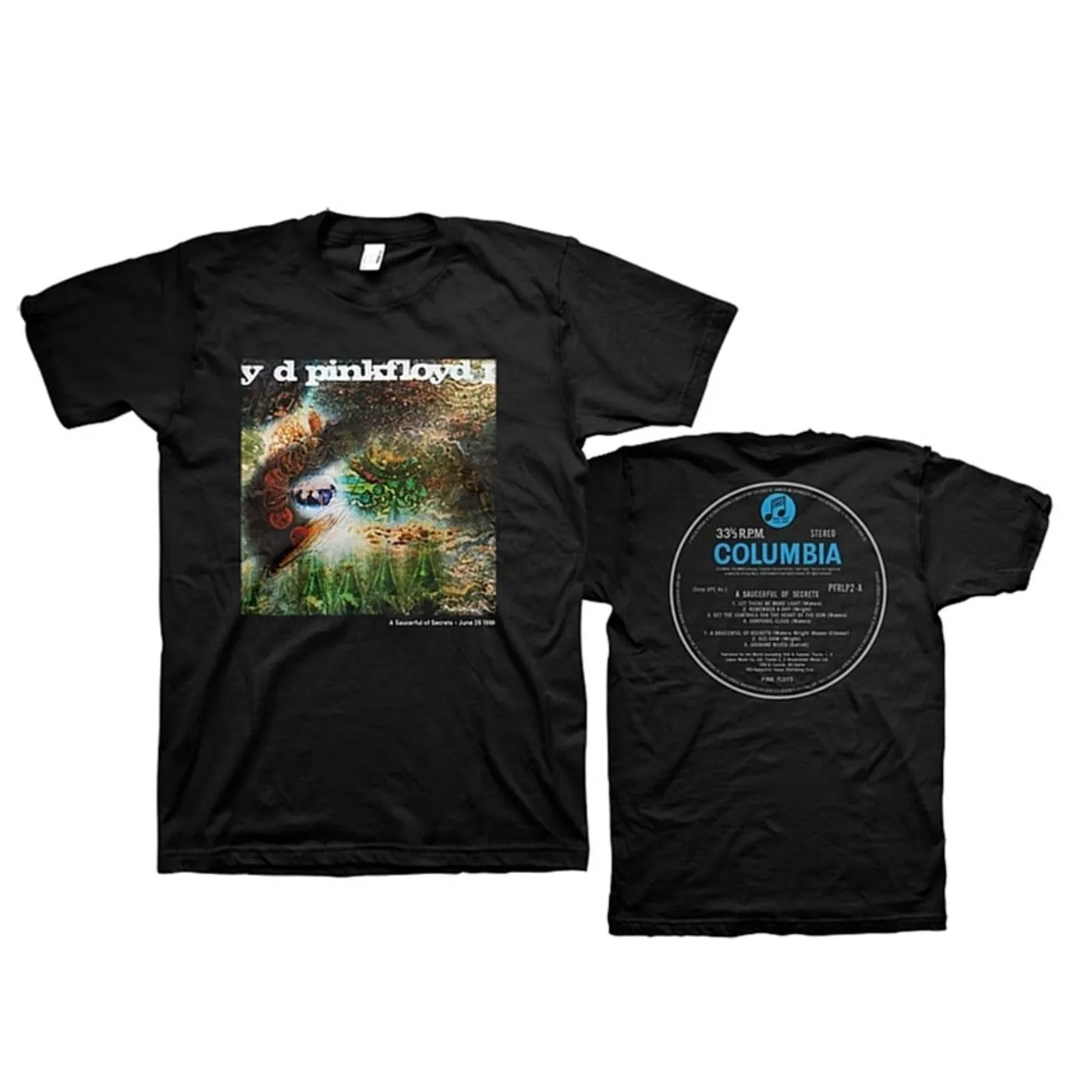 Pink Floyd Pre-Order A Saucerful Of Secrets Exclusive Vinyl T-Shirt
