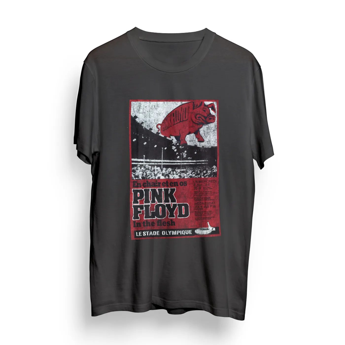 Pink Floyd Stade Olympique Concert T-Shirt
