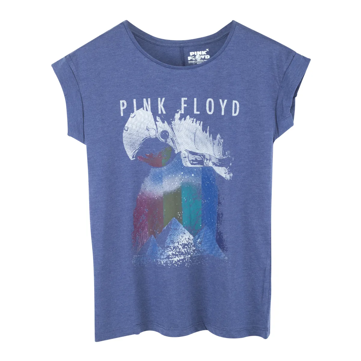 Dark Side Pyramid Astronaut Blue T-Shirt