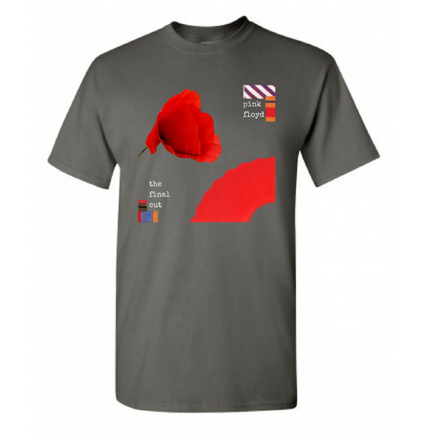 Pink Floyd Women's The Final Cut Cornered Poppy T-Shirt