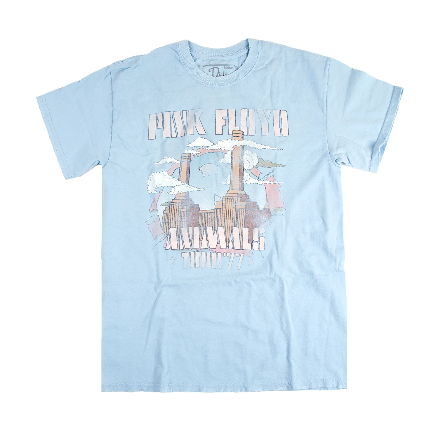 Factory Animals Tour Light Blue T-shirt