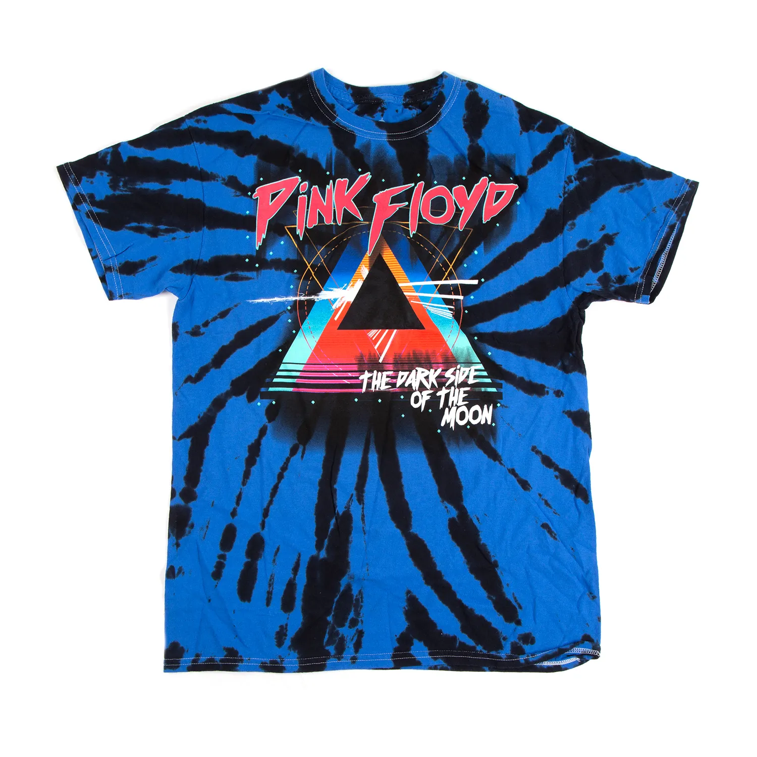 The Dark Side of The Moon Blue Tie Dye T-shirt