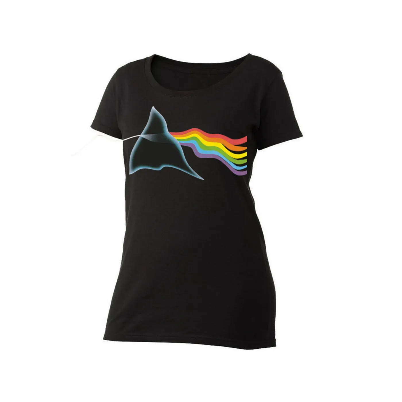 Pink Floyd Prism Variations: Women's Distortion Scoop Neck