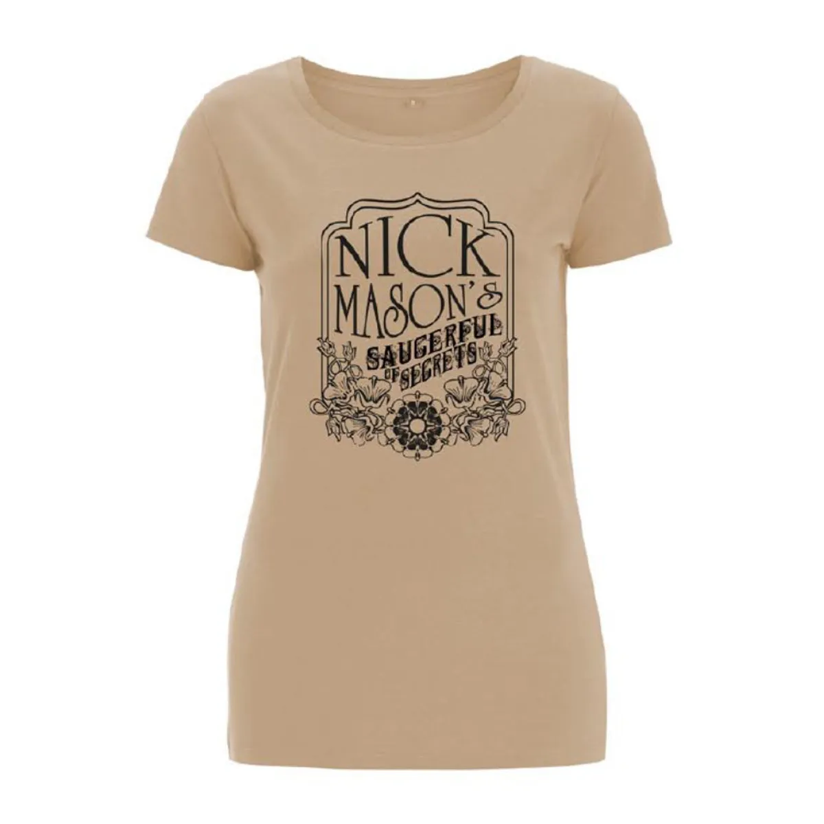 Nick Mason's Saucerful Of Secrets Tour Ladies Tan T-Shirt