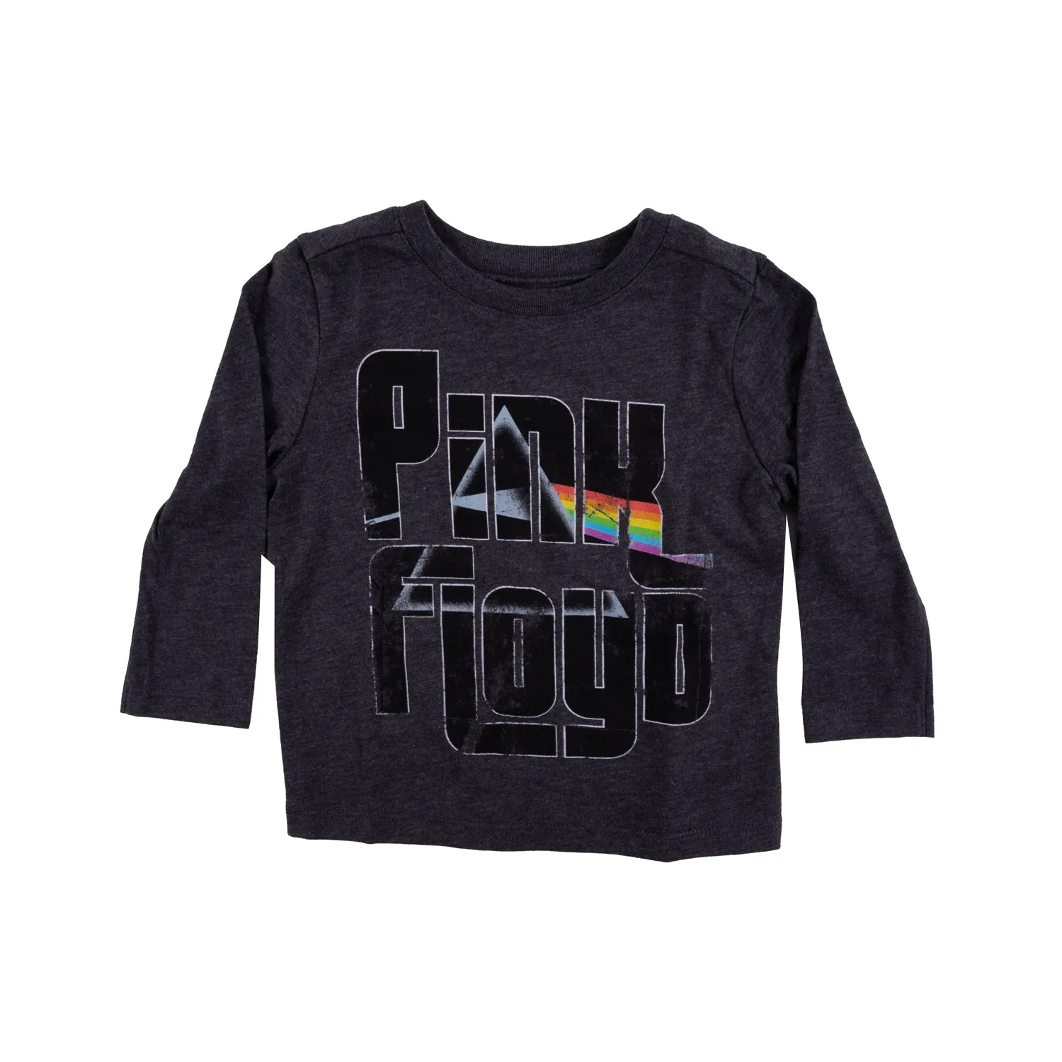 Prism Name Logo Grey Longsleeve T-Shirt