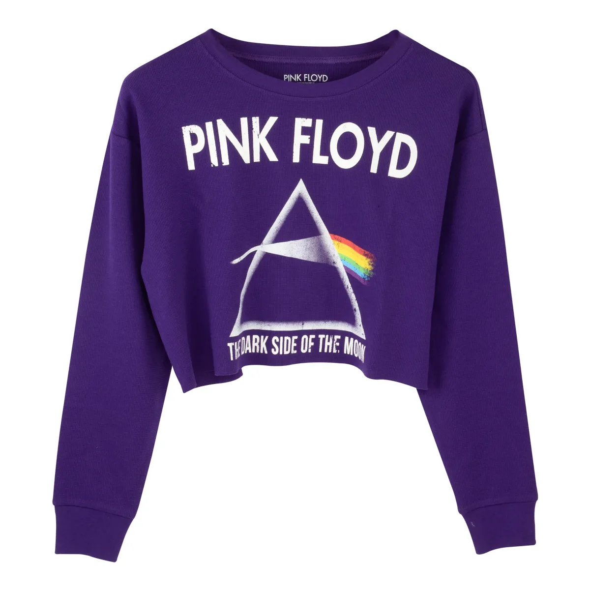 The Dark Side of the Moon Purple Longsleeve Juniors T-shirt