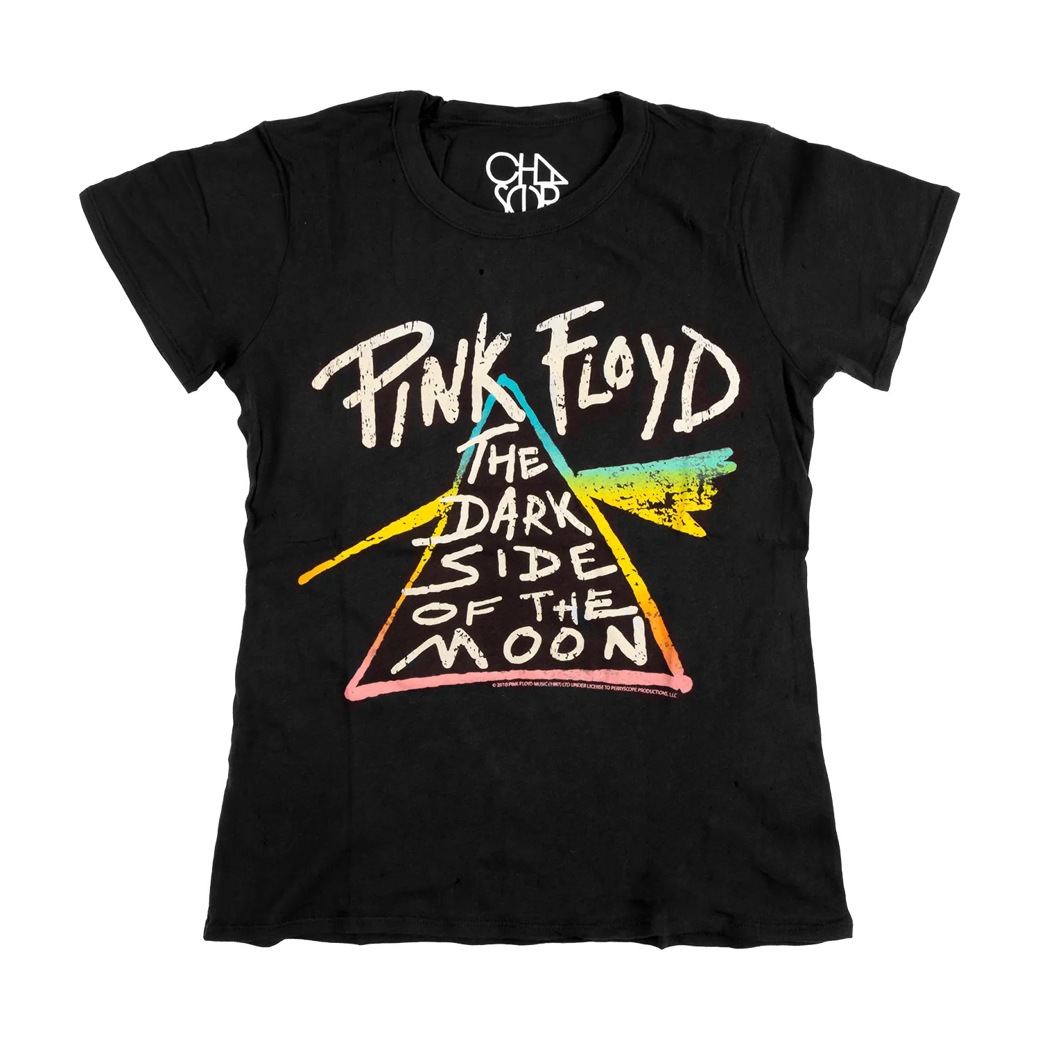 The Dark Side of the Moon Painted Black T-Shirt