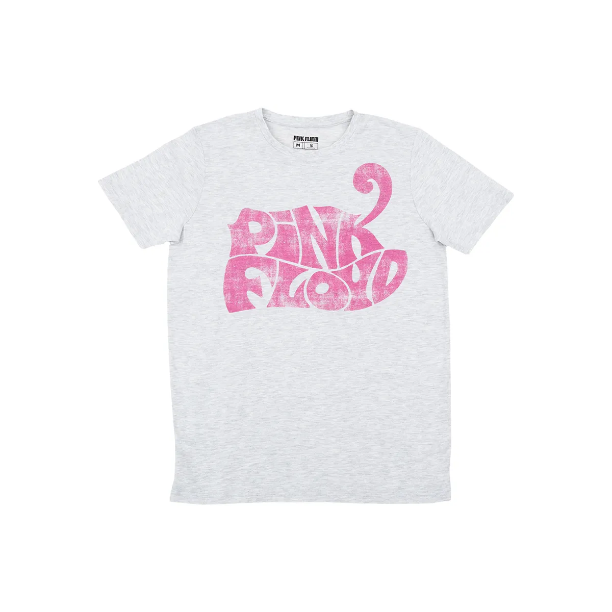 Pink Logo Grey T-Shirt