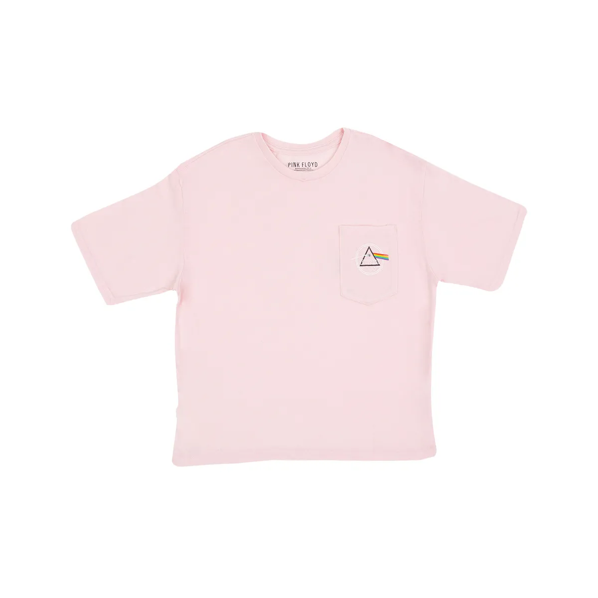 Triangle Prism Pink Womens T-shirt