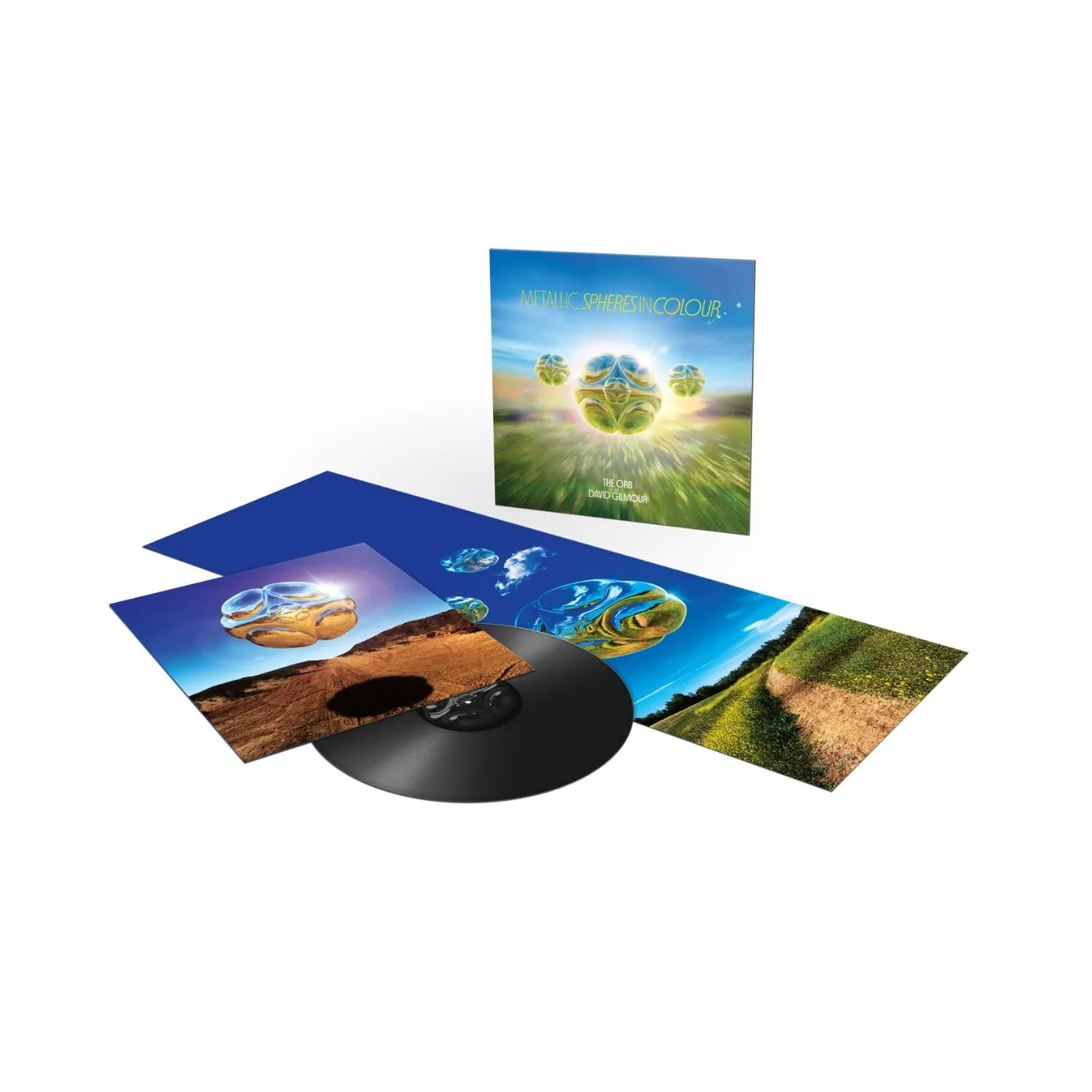 Pink Floyd The Orb and David Gilmour - Metallic Spheres In Colour LP (Vinyl)