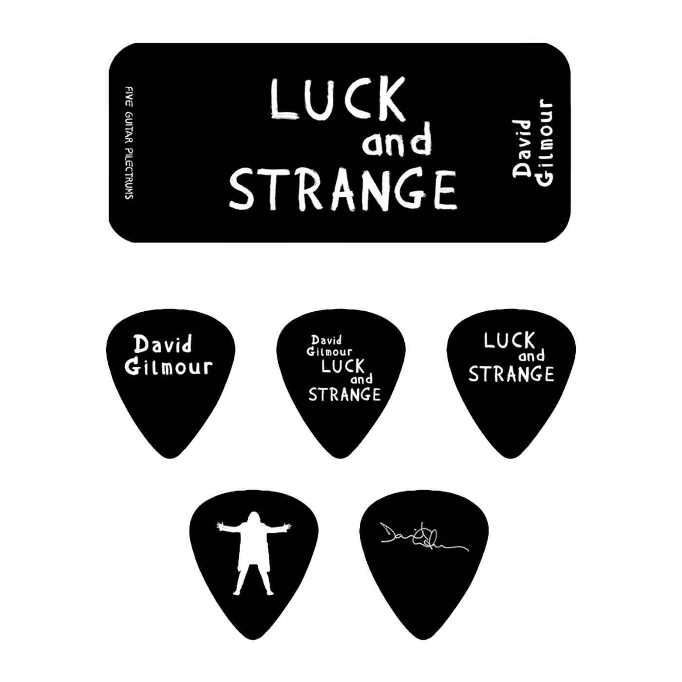 David Gilmour Luck and Strange Tour Guitar Pick Set