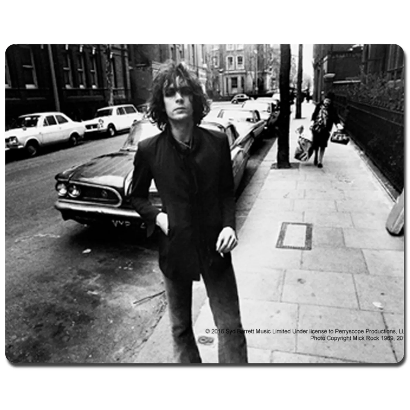Syd Barrett Batmobile Aluminum Print