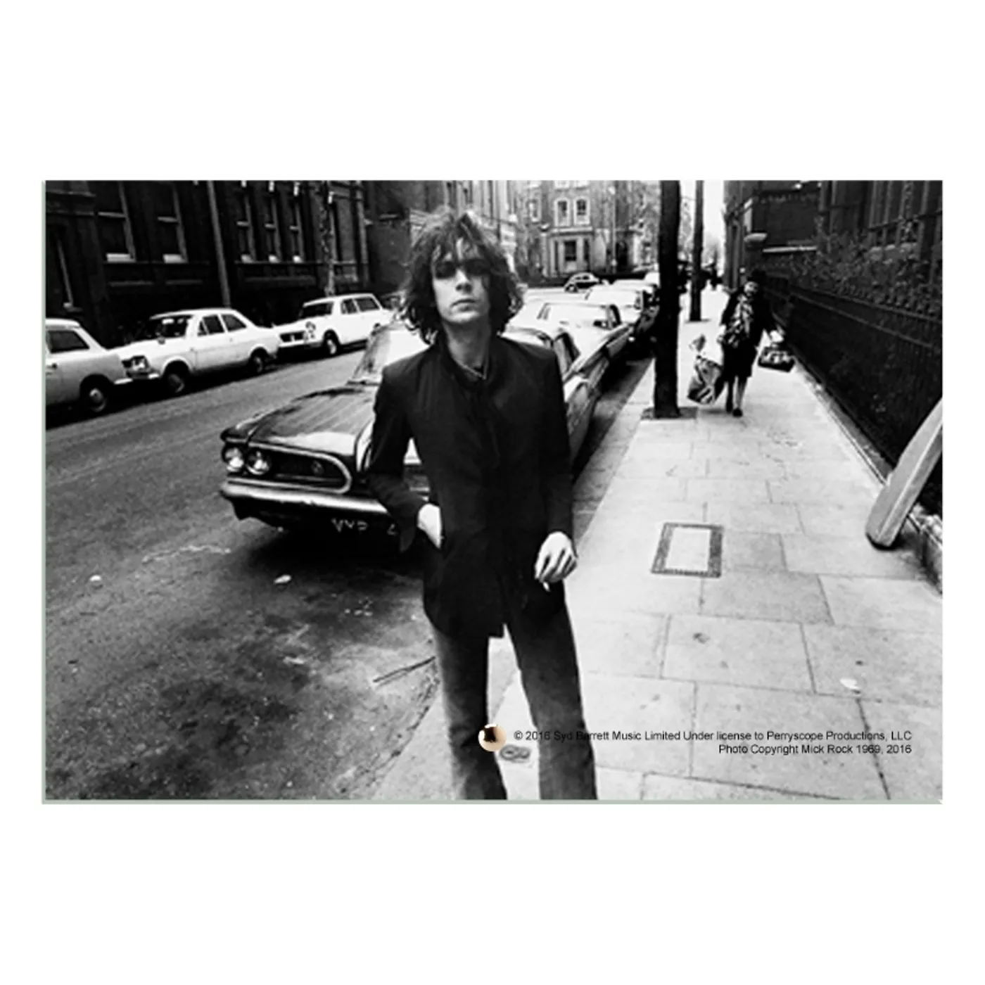 Syd Barrett Batmobile Glass Print