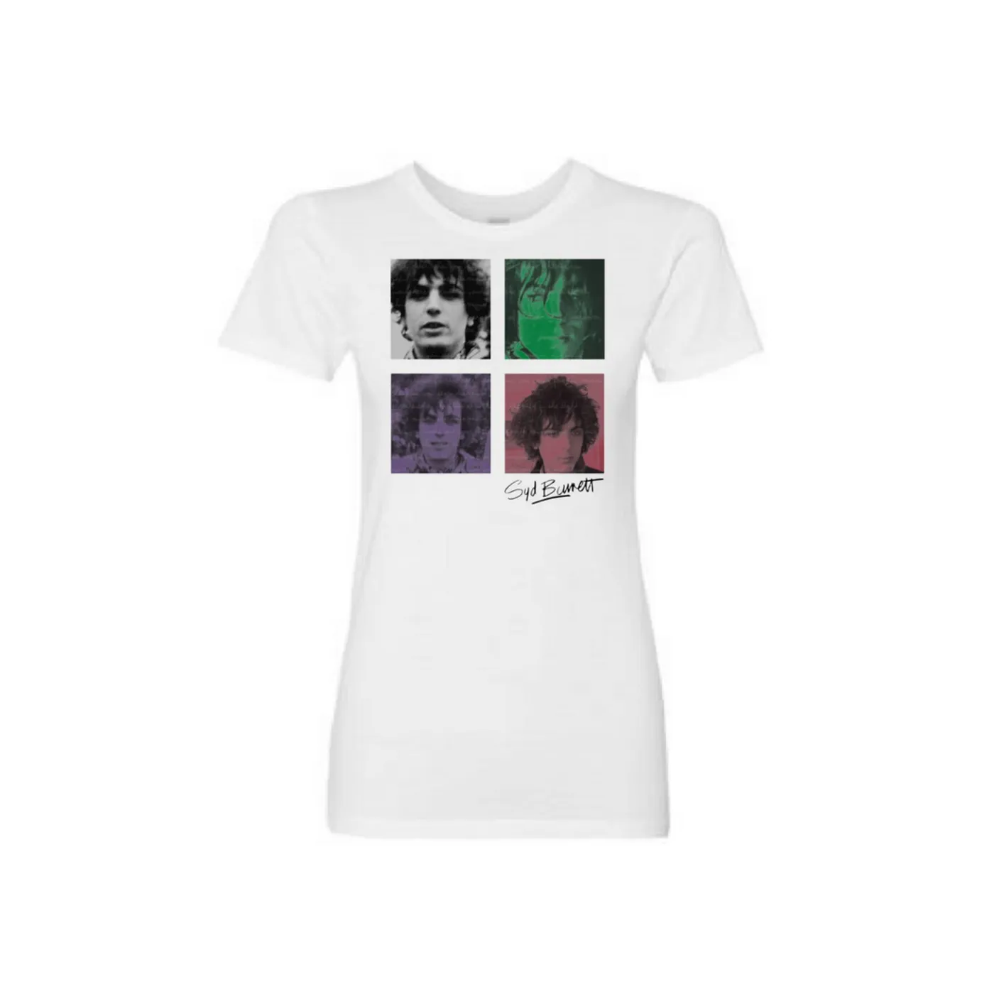 Syd Barrett Women's Four Shades White T-Shirt