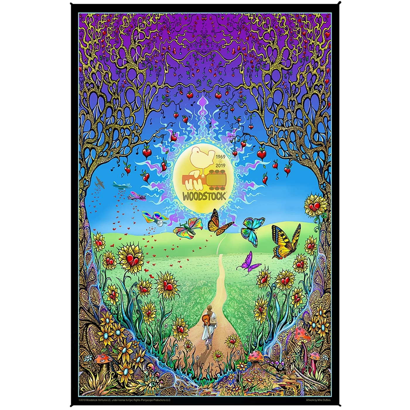 Woodstock Back To The Garden Tapestry