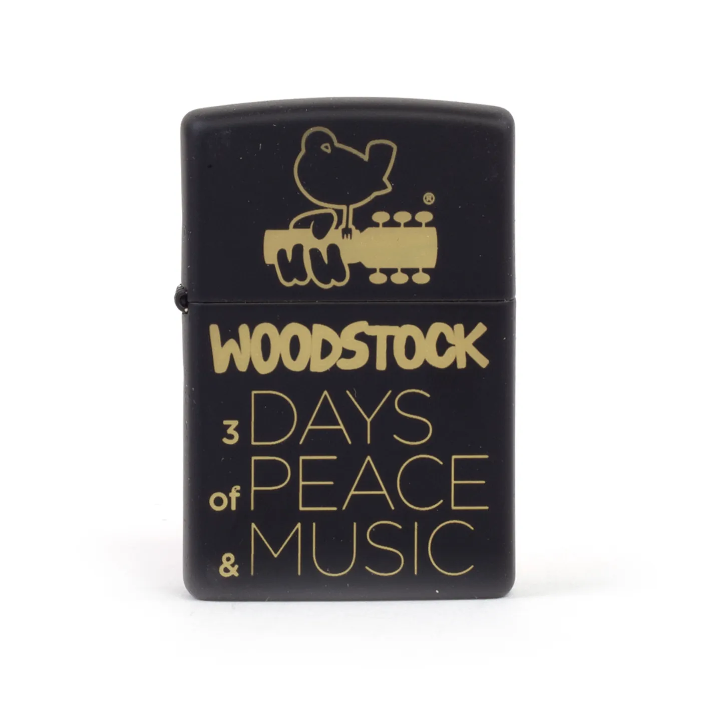 Woodstock 3 Days Of Peace & Music Black & Gold Zippo