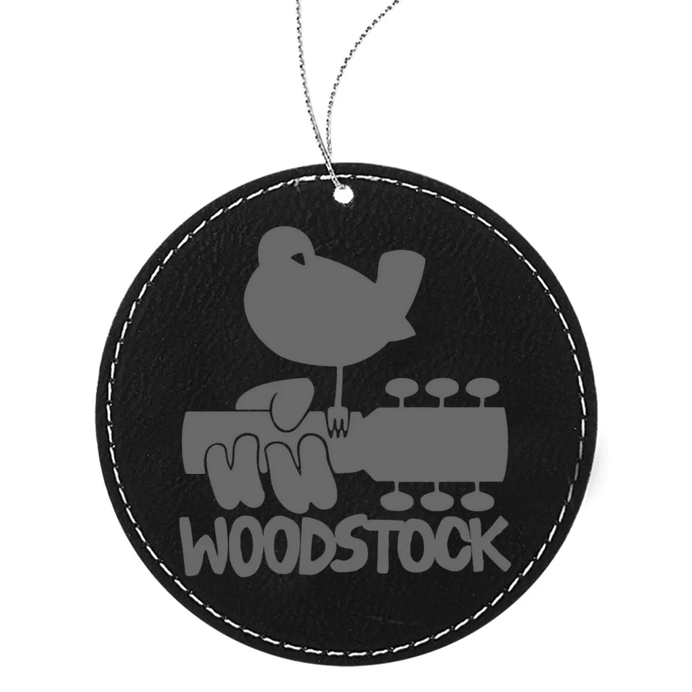 Woodstock Dove & Guitar Holiday Ornament