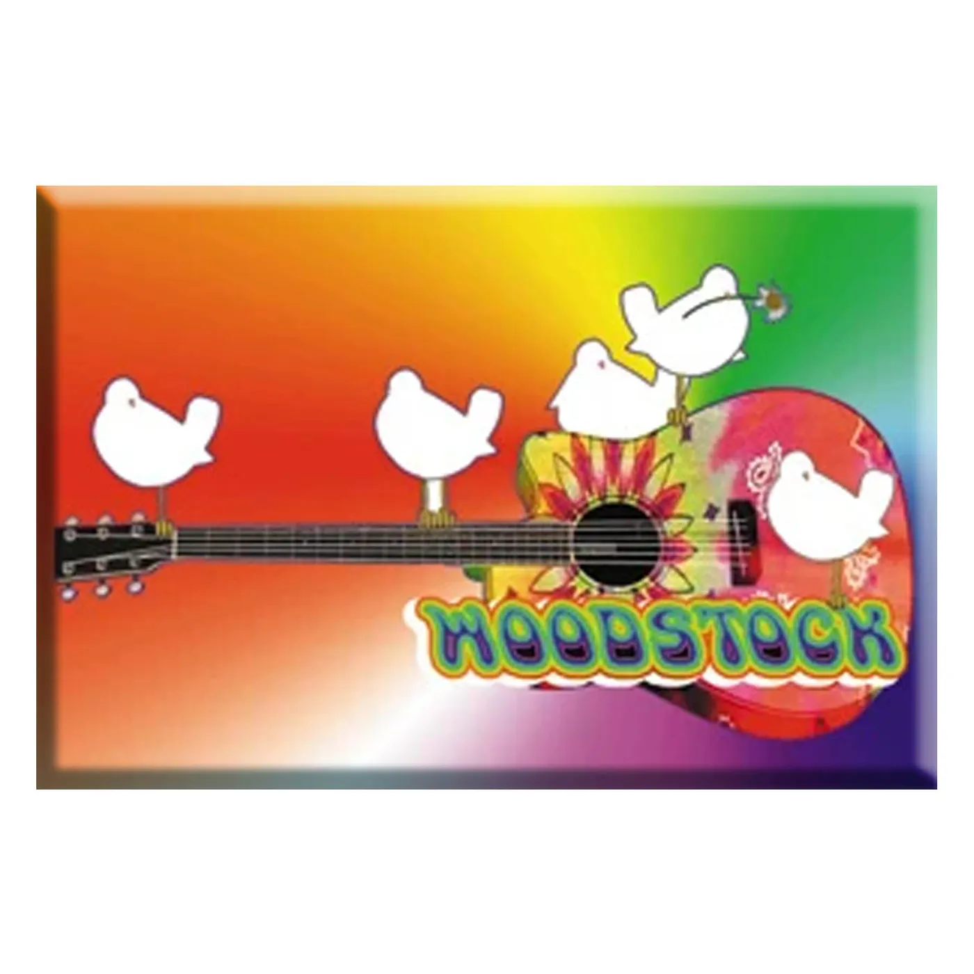 Woodstock Guitar 2.5"x3.5" Magnet