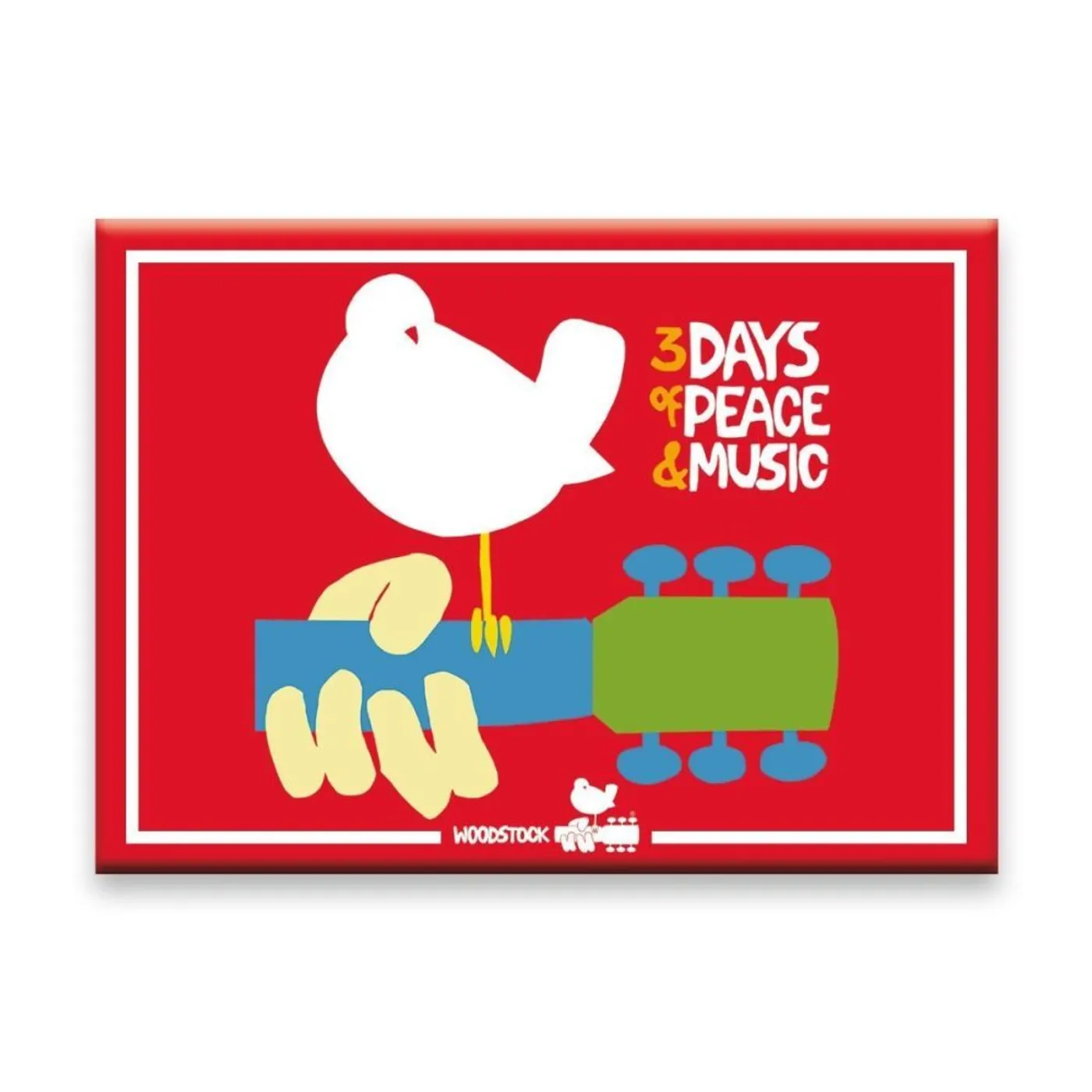 Woodstock Logo 2.5" x 3.5" Flat Magnet