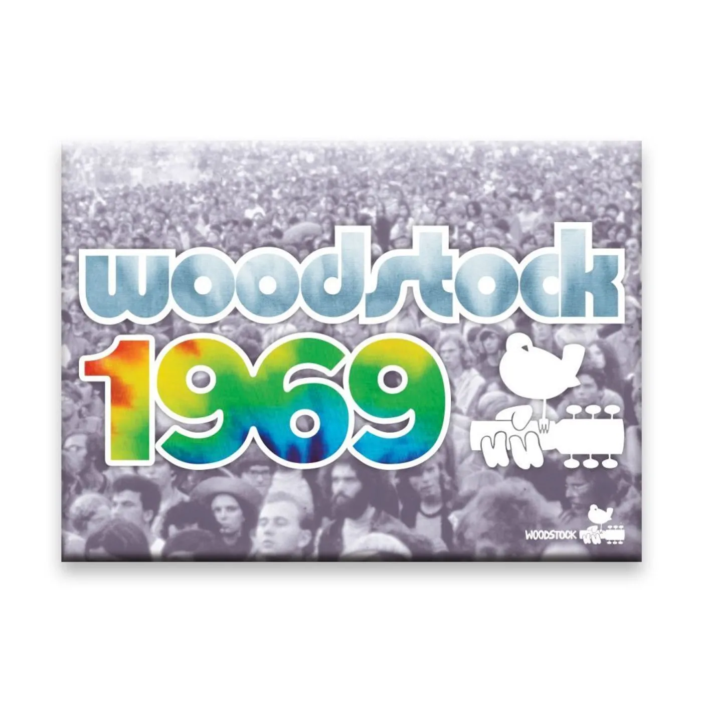 Woodstock Crowd 2.5" x 3.5" Flat Magnet