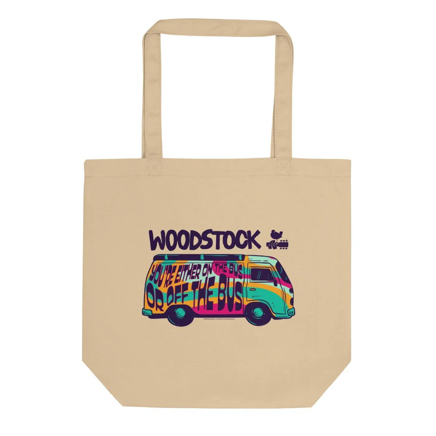Woodstock On the Bus or Off the Bus Tote Bag