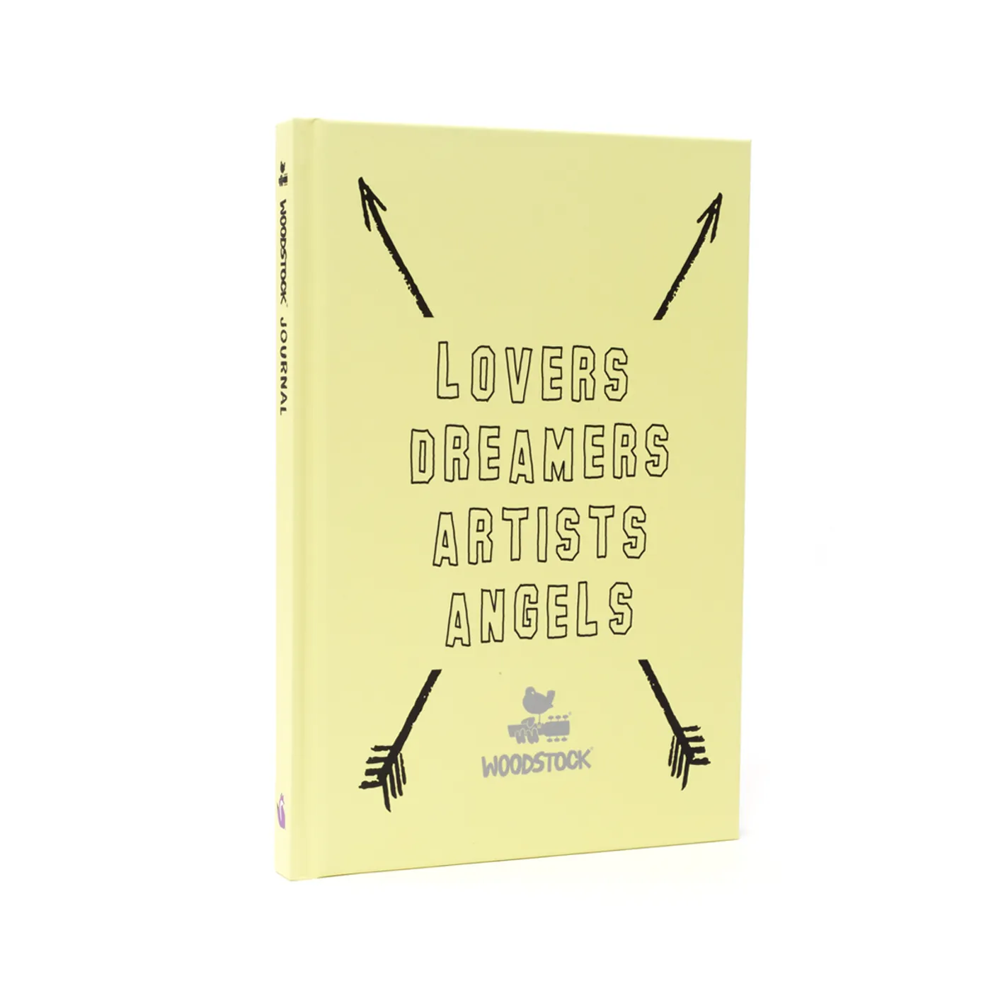 Lovers Dreamers Artists Angels Woodstock Green Notebook