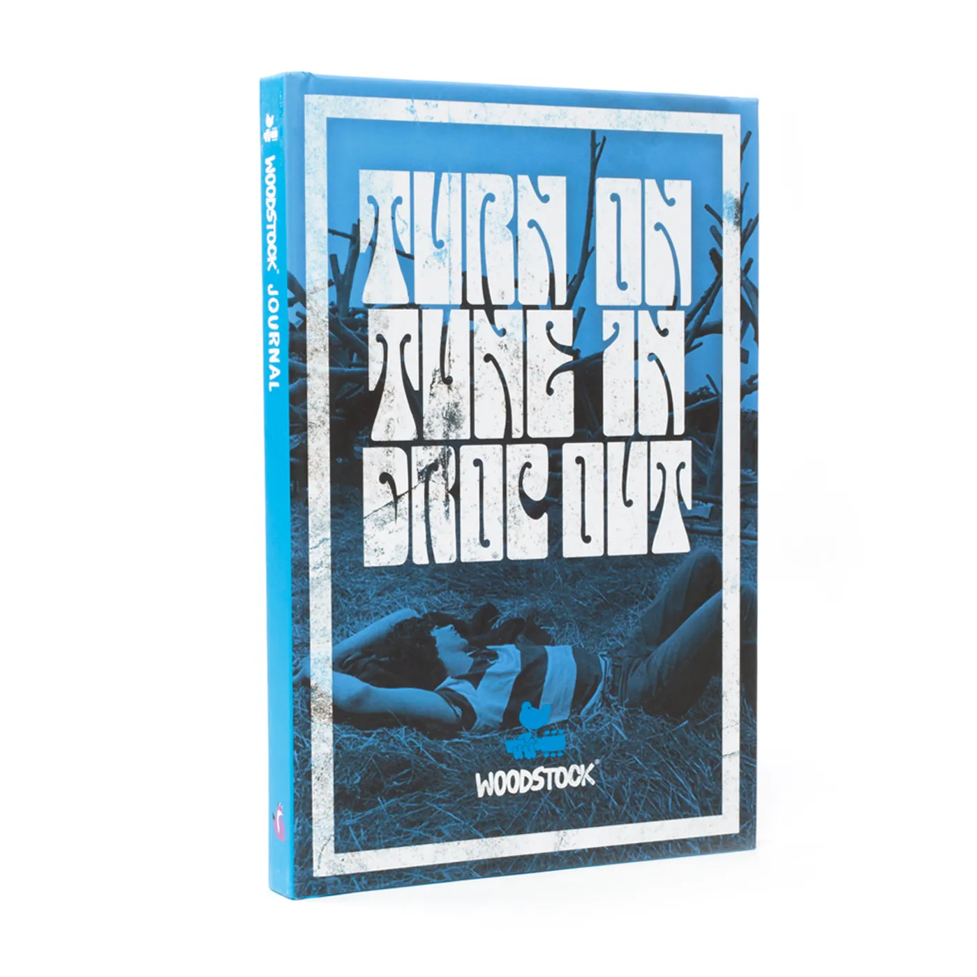 Woodstock Turn on Tune in Drop out Notebook