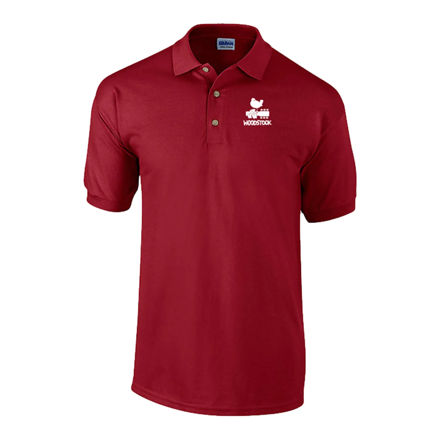 Woodstock Bird & Guitar Logo Polo Shirt