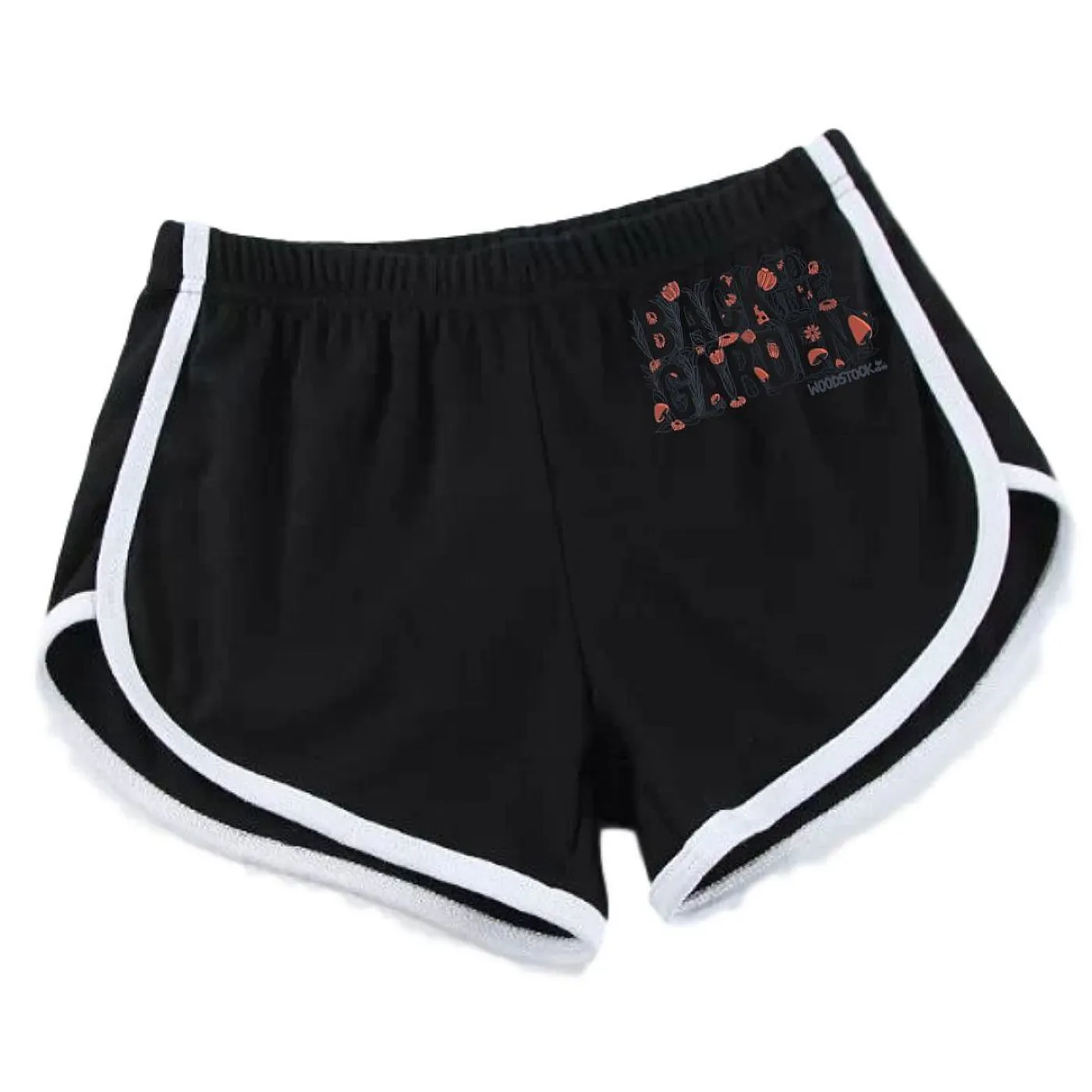 Woodstock Grey Logo Back To The Garden Women's Jogging Shorts