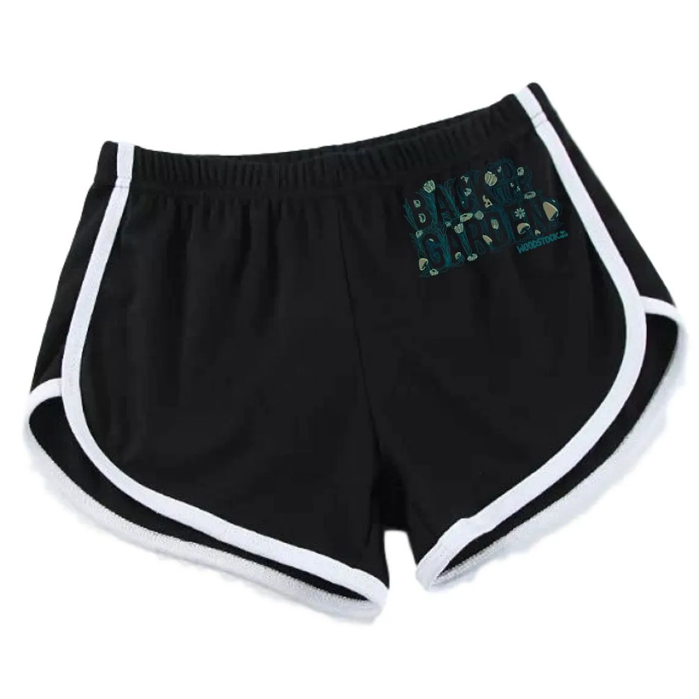 Woodstock Green Logo Back To The Garden Women's Jogging Shorts
