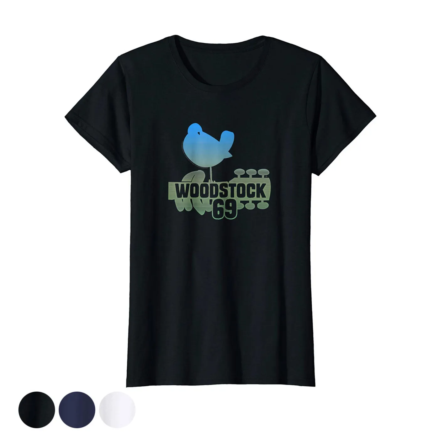 Woodstock Women's Ombre 69 Dove T-shirt