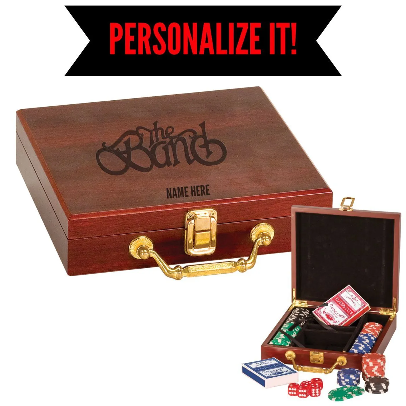 The Band Curved Logo Deluxe Poker Set