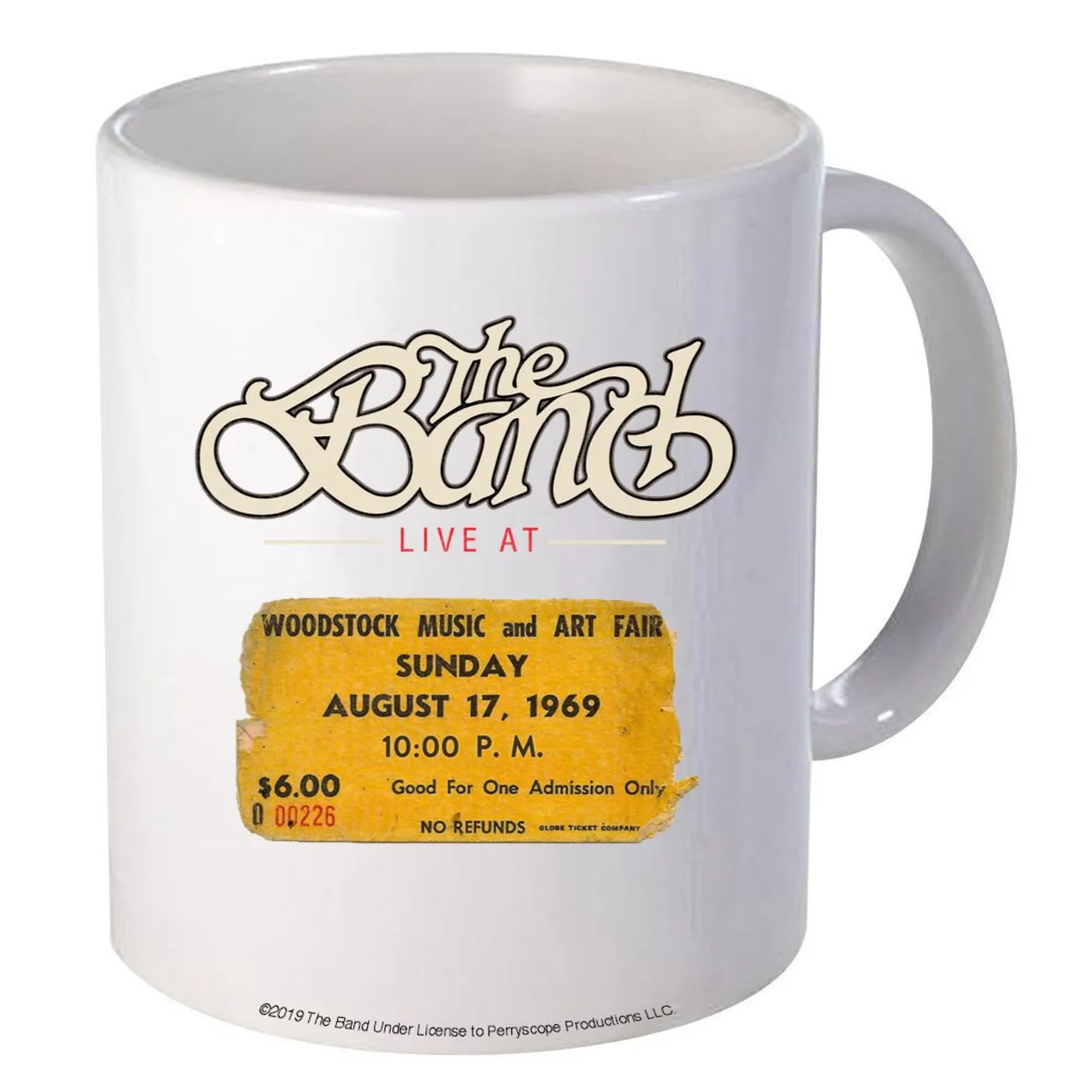 The Band Woodstock Ticket Mug