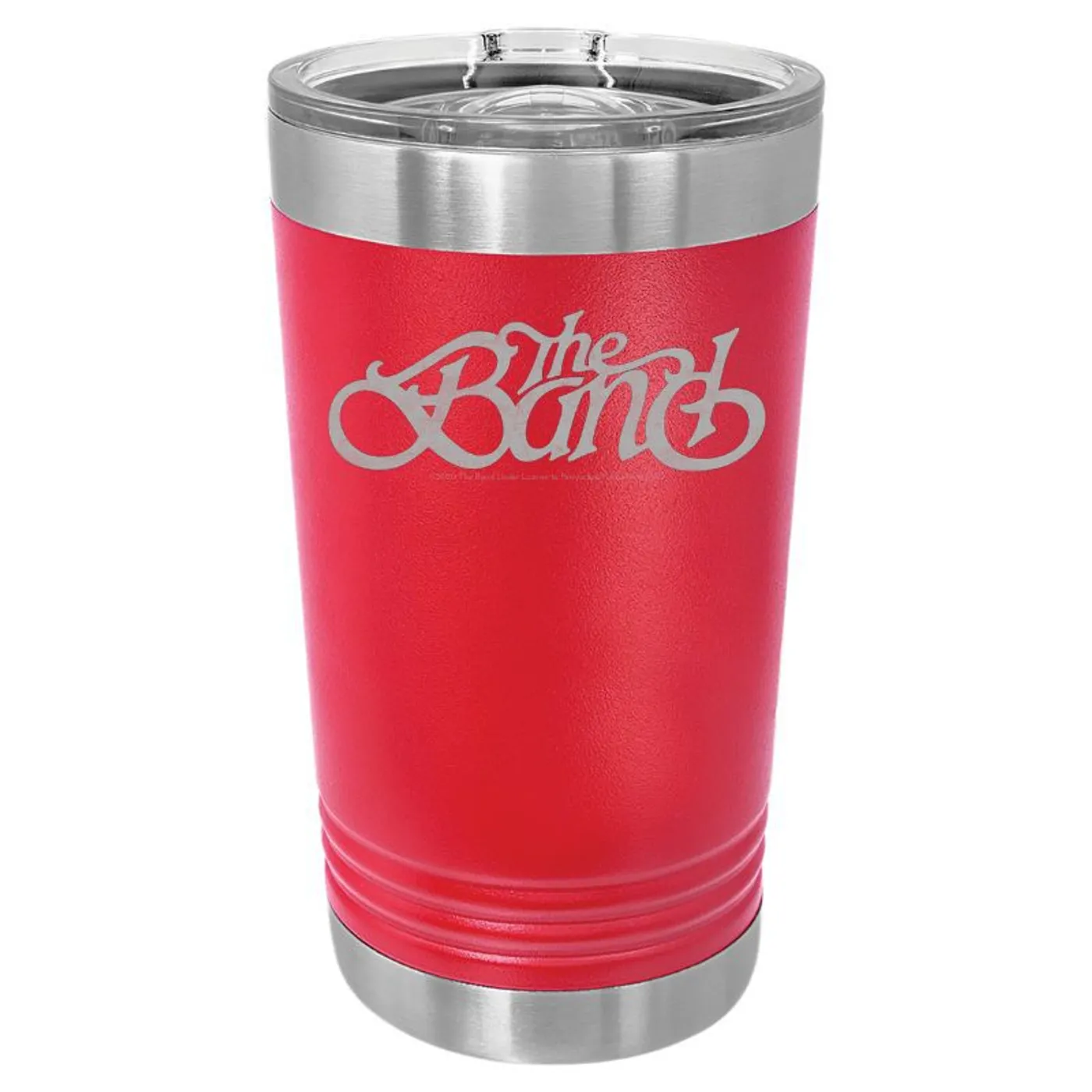 The Band Curved Logo Polar Camel Laser Engraved Pint