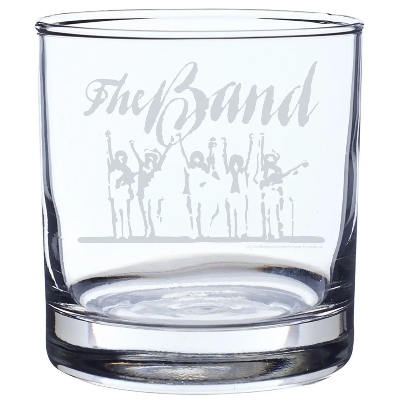 The Band Last Waltz Silhouette Laser- Etched Rocks Glass
