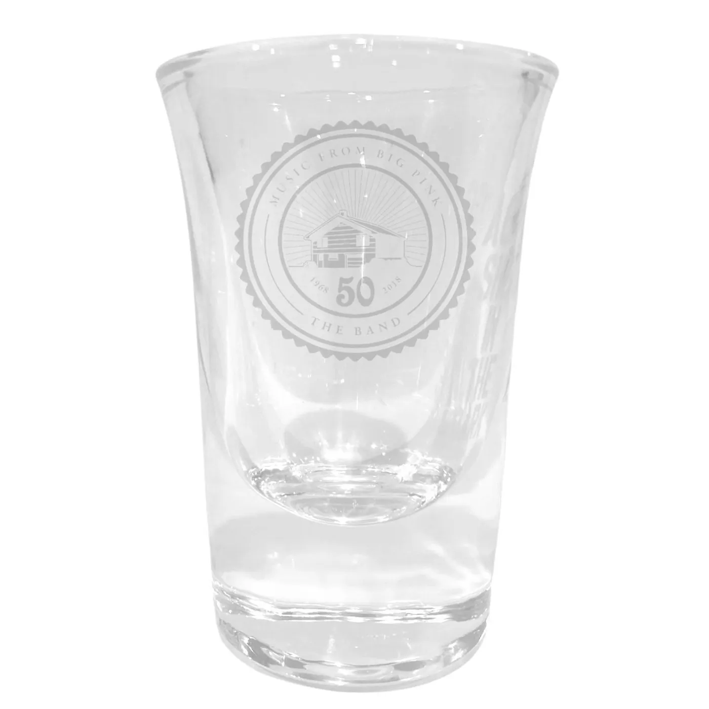 The Band Big Pink 50 Laser Engraved Shot Glass