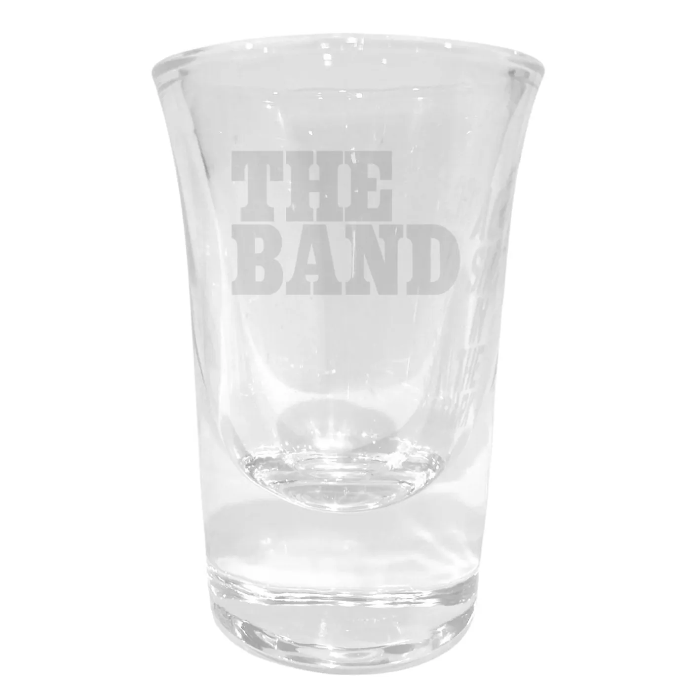The Band Big Pink Logo Laser Engraved Shot Glass